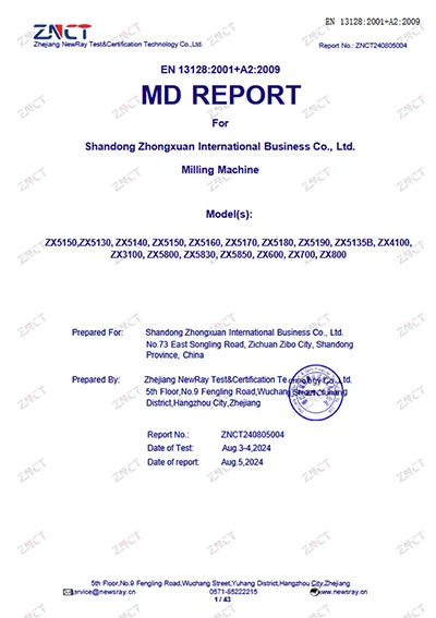 Informe MD (fresadora)