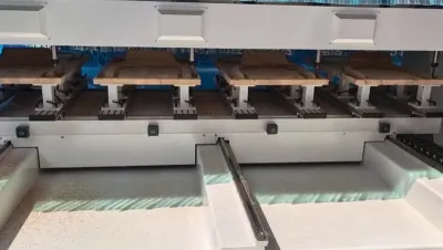 Centro de mecanizado CNC de 5 ejes con cuatro mesas, 1