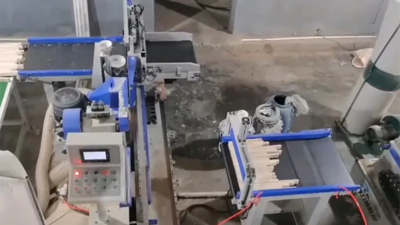 Máquina automática para empalme tipo finger joint