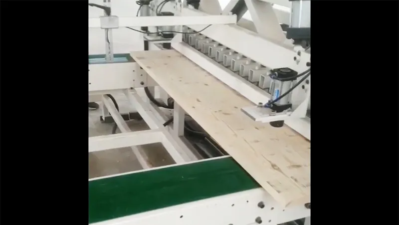 Prensa automática para encolado de cantos