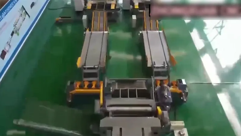 Línea automática de procesamiento de madera