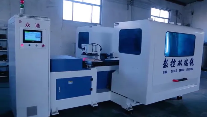 Fresadora y taladradora CNC de doble extremo