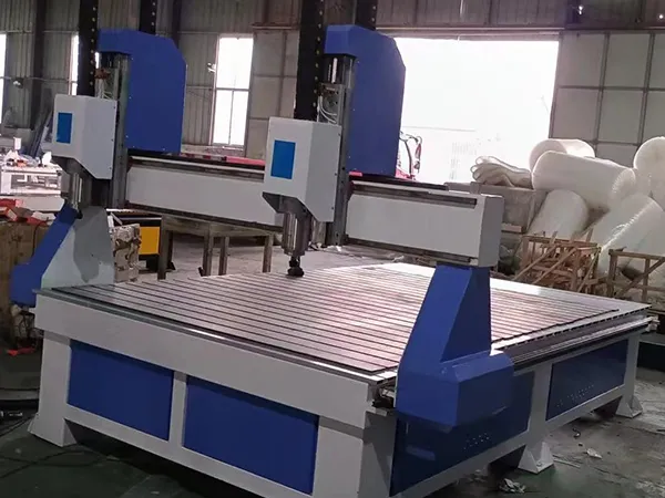 Fresadora CNC de doble cabezal