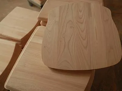 Perfiladora copiadora y lijadora para asientos de sillas de madera