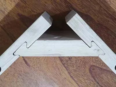 Espigadora para travesaños de madera