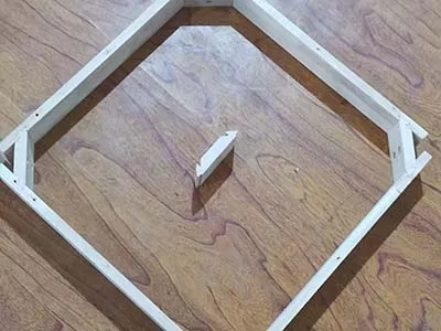 Espigadora para travesaños de madera